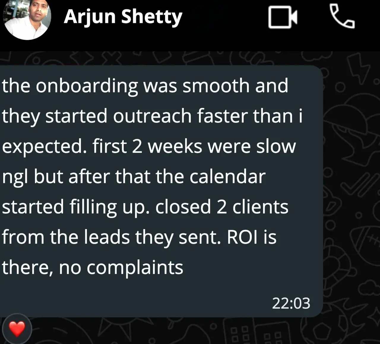 Client result